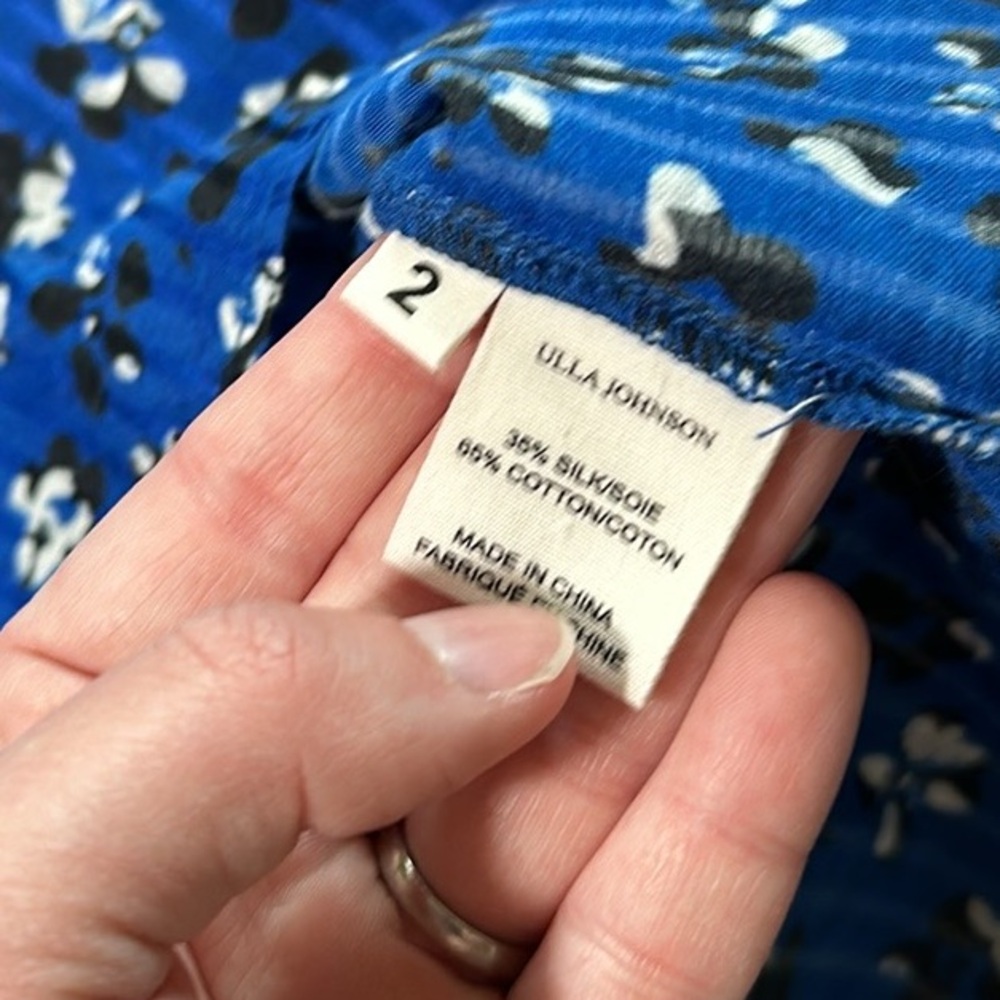 Ulla Johnson Silk-Blend Ruffle Lilian Blouse - Picture 7 of 7
